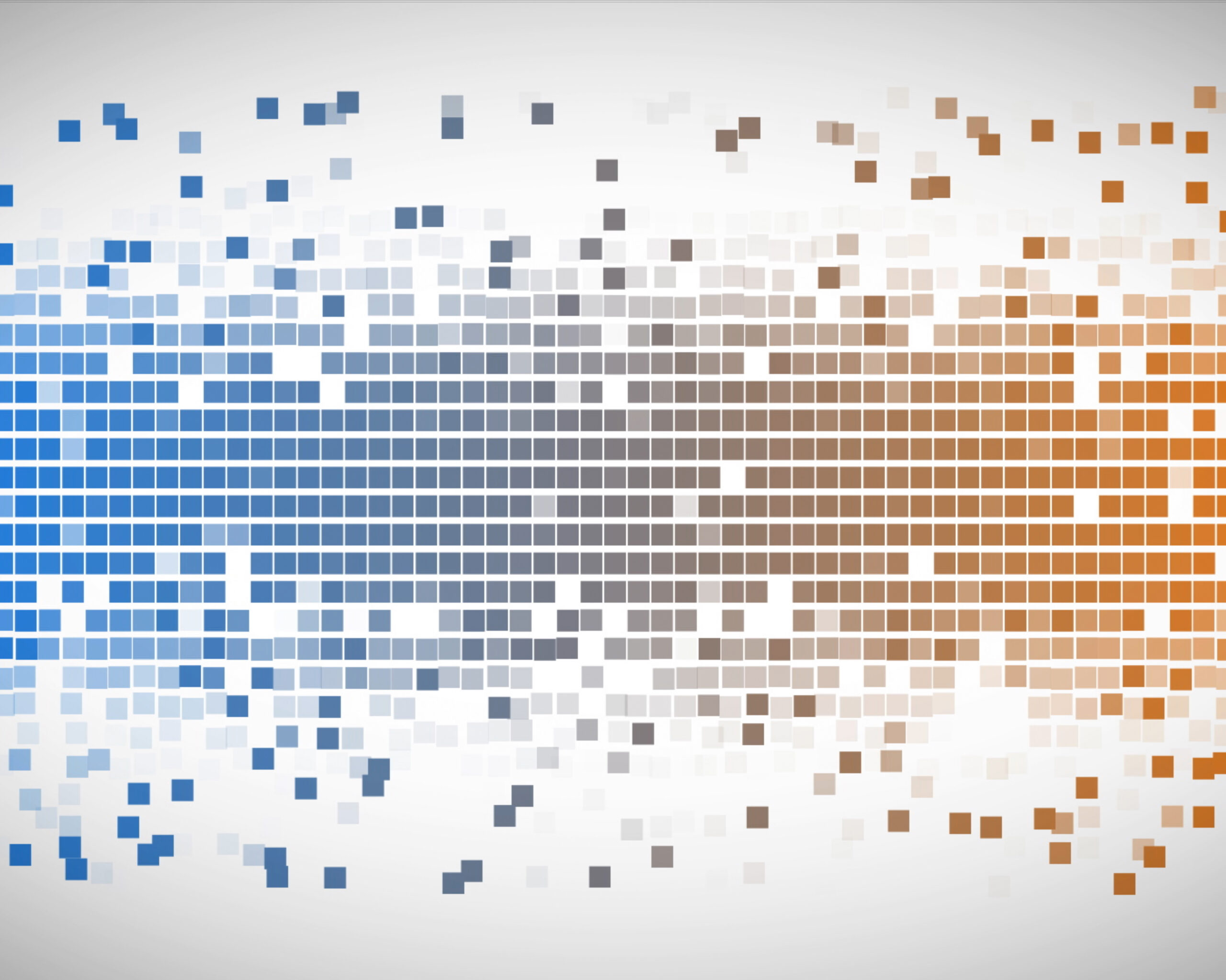 Background of blue and orange squares