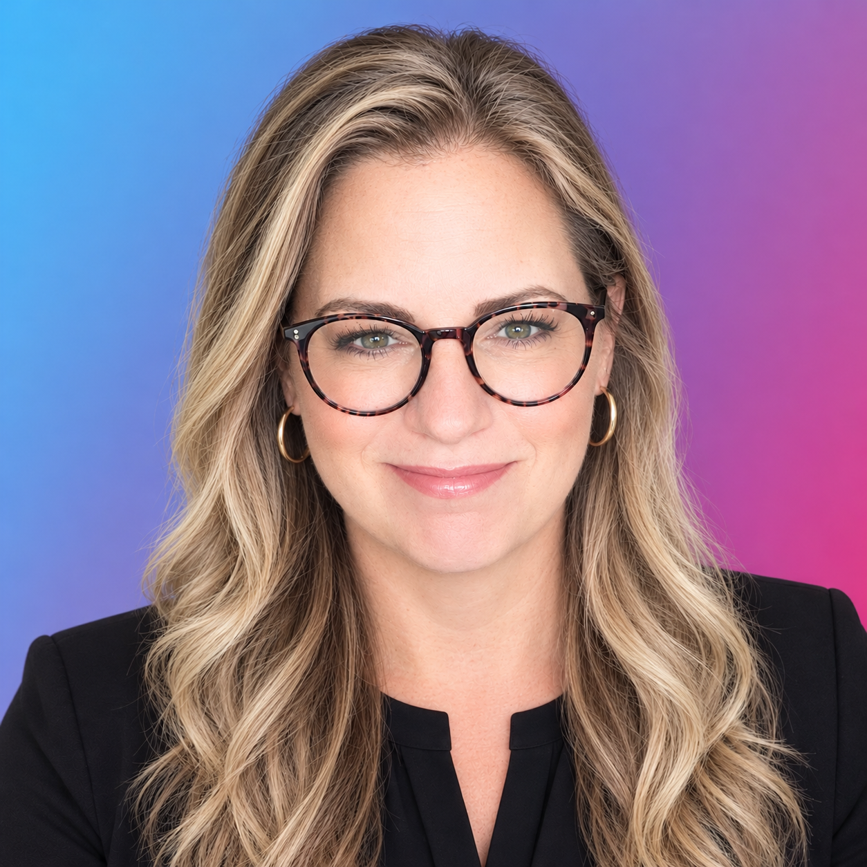 Professional Gradient Studio Headshot